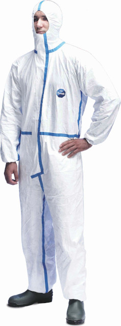 Προστατευτική ολόσωμη φόρμα εργασίας με Tyvek  Προστατευτική ολόσωμη φόρμα εργασίας με Tyvek