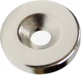 Μαγνήτης νεοδυμίου στρόγγυλος με φρεζάτη τρύπα N35 Μαγνήτης νεοδυμίου στρόγγυλος με φρεζάτη τρύπα N35