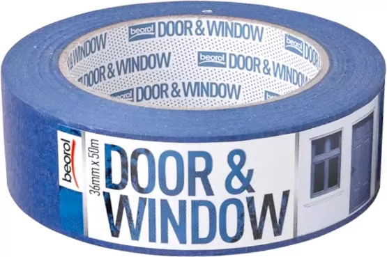 Χαρτοταινίες μασκαρίσματος για προστασία σε πόρτες και παράθυρα 33m (6 τεμάχια)