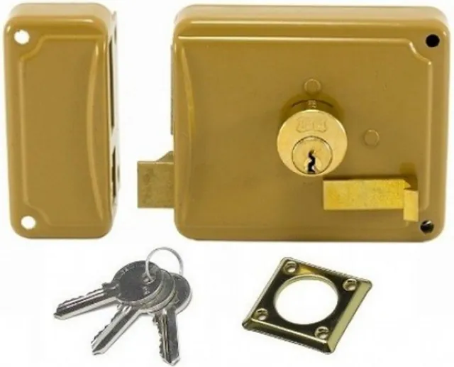 Εξωτερική κλειδαριά καγκελόπορτας με 3 κλειδιά