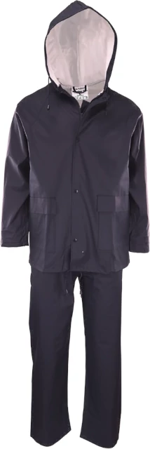 Αδιάβροχο σετ πολυουρεθάνης παντελόνι και σακάκι με κουκούλα  Αδιάβροχο σετ πολυουρεθάνης παντελόνι και σακάκι με κουκούλα