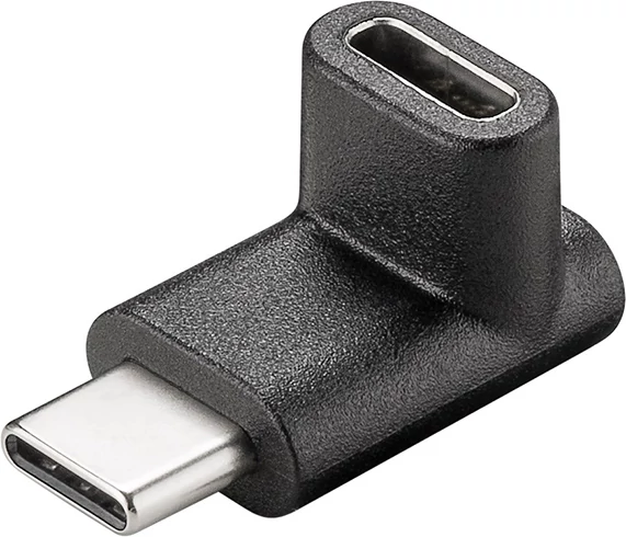Γωνιακός αντάπτορας USB-C αρσενικός σε θηλυκό 90° κάθετος