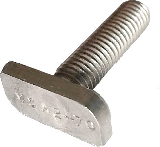 T-bolt M8 ανοξείδωτο AISI304 T-bolt M8 ανοξείδωτο AISI304