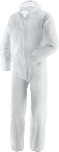 Προστατευτική ολόσωμη φόρμα εργασίας μιας χρήσης  Προστατευτική ολόσωμη φόρμα εργασίας μιας χρήσης