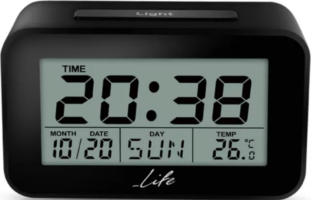 Ψηφιακό ρολόι - ξυπνητήρι - θερμόμετρο εσωτερικού χώρου