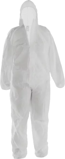 Προστατευτική ολόσωμη φόρμα εργασίας μιας χρήσης  Προστατευτική ολόσωμη φόρμα εργασίας μιας χρήσης