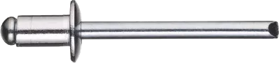 Πριτσίνια αλουμινίου κοντά (μήκος 6-14mm) σακουλάκι 100 τεμαχίων